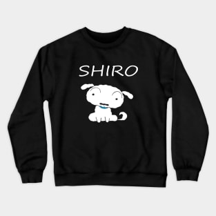 Shiro Shinchan pet dog Crayon Shin chan Crewneck Sweatshirt